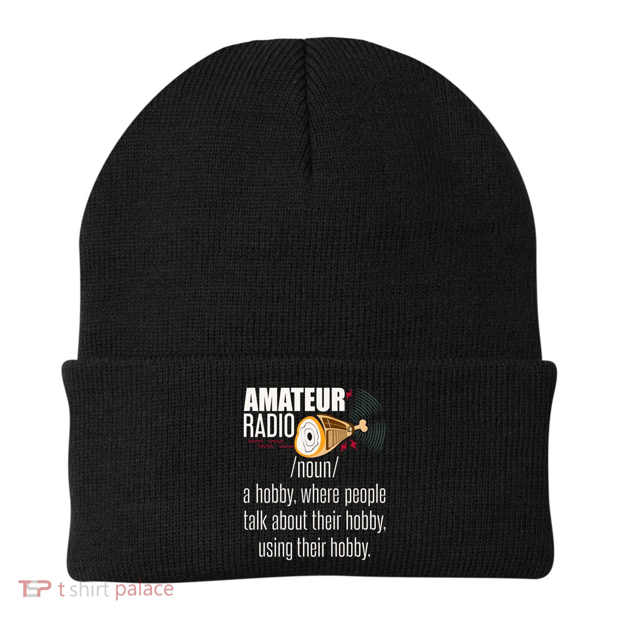 Amateur Radio Definition Gift Ham Radio Operator Enthusiast Gift Beanie