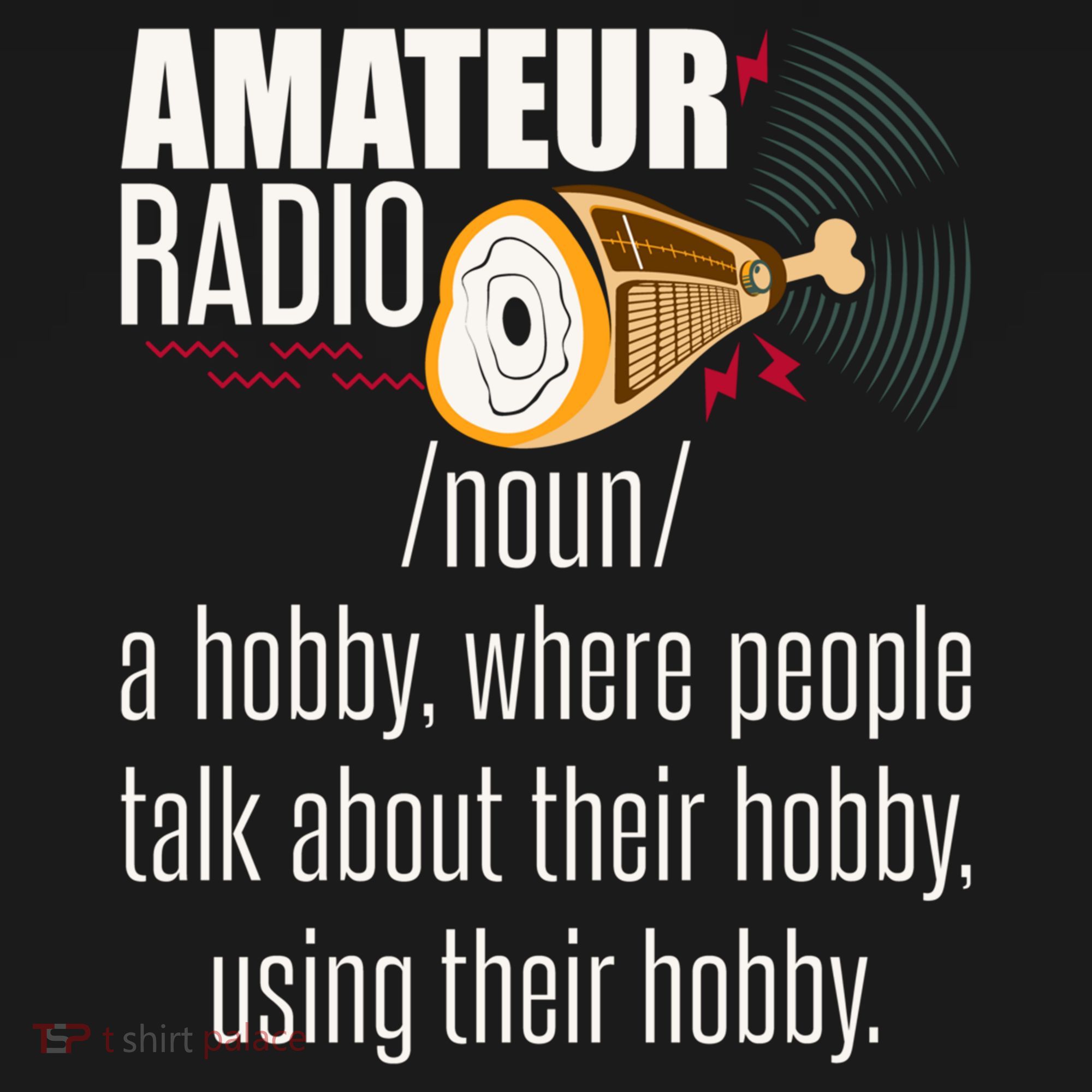 Amateur Radio Definition Gift Ham Radio Operator Enthusiast Gift Mousepad