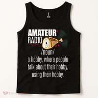 Amateur Radio Definition Gift Ham Radio Operator Enthusiast Gift Tank Top thumb 2