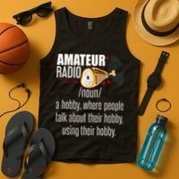 Amateur Radio Definition Gift Ham Radio Operator Enthusiast Gift Tank Top thumb 4