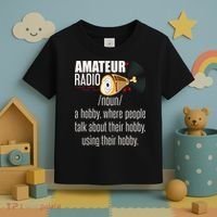 Amateur Radio Definition Gift Ham Radio Operator Enthusiast Gift Toddler T-Shirt thumb 3