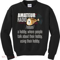 Amateur Radio Definition Gift Ham Radio Operator Enthusiast Gift Kids Sweatshirt thumb 0