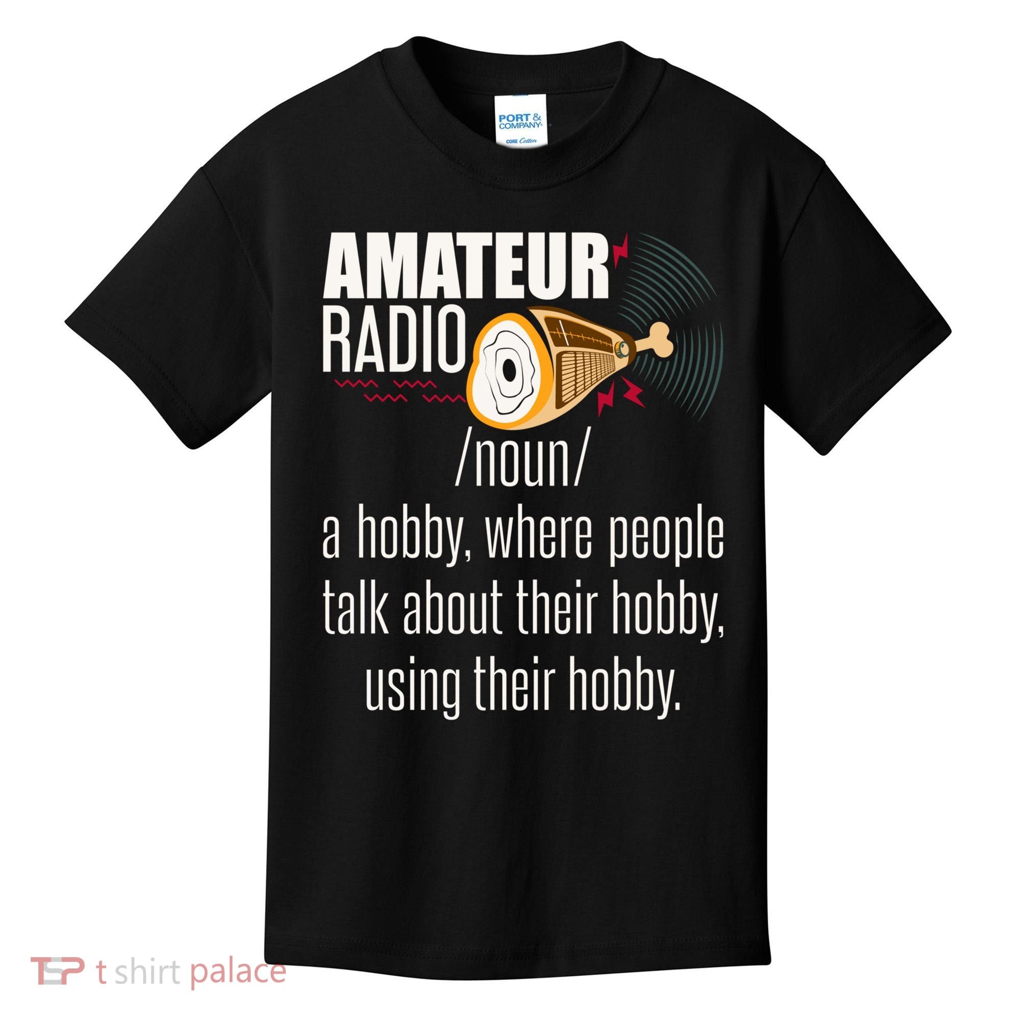 Amateur Radio Definition Gift Ham Radio Operator Enthusiast Gift Kids T-Shirt