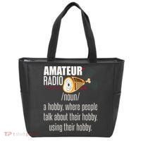 Amateur Radio Definition Gift Ham Radio Operator Enthusiast Gift Tote Bag thumb 0