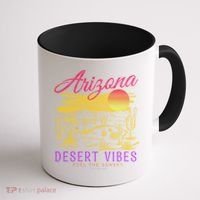 Arizona Retro Desert Vibes Coffee Mug thumb 1