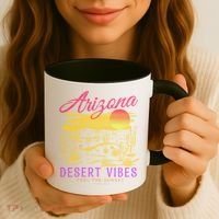 Arizona Retro Desert Vibes Coffee Mug thumb 3