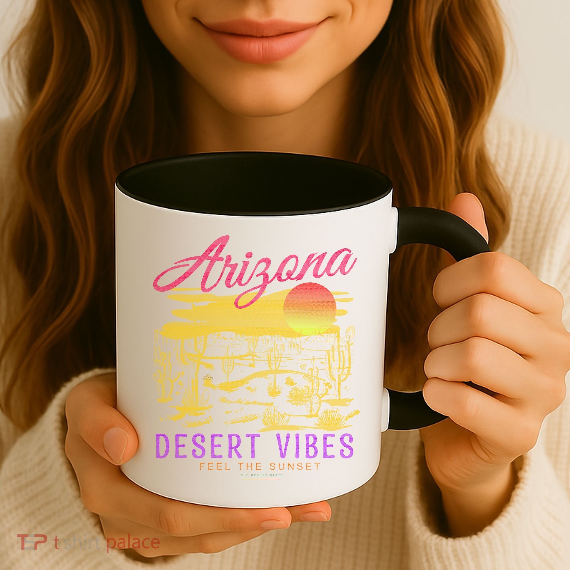 Arizona Retro Desert Vibes Coffee Mug