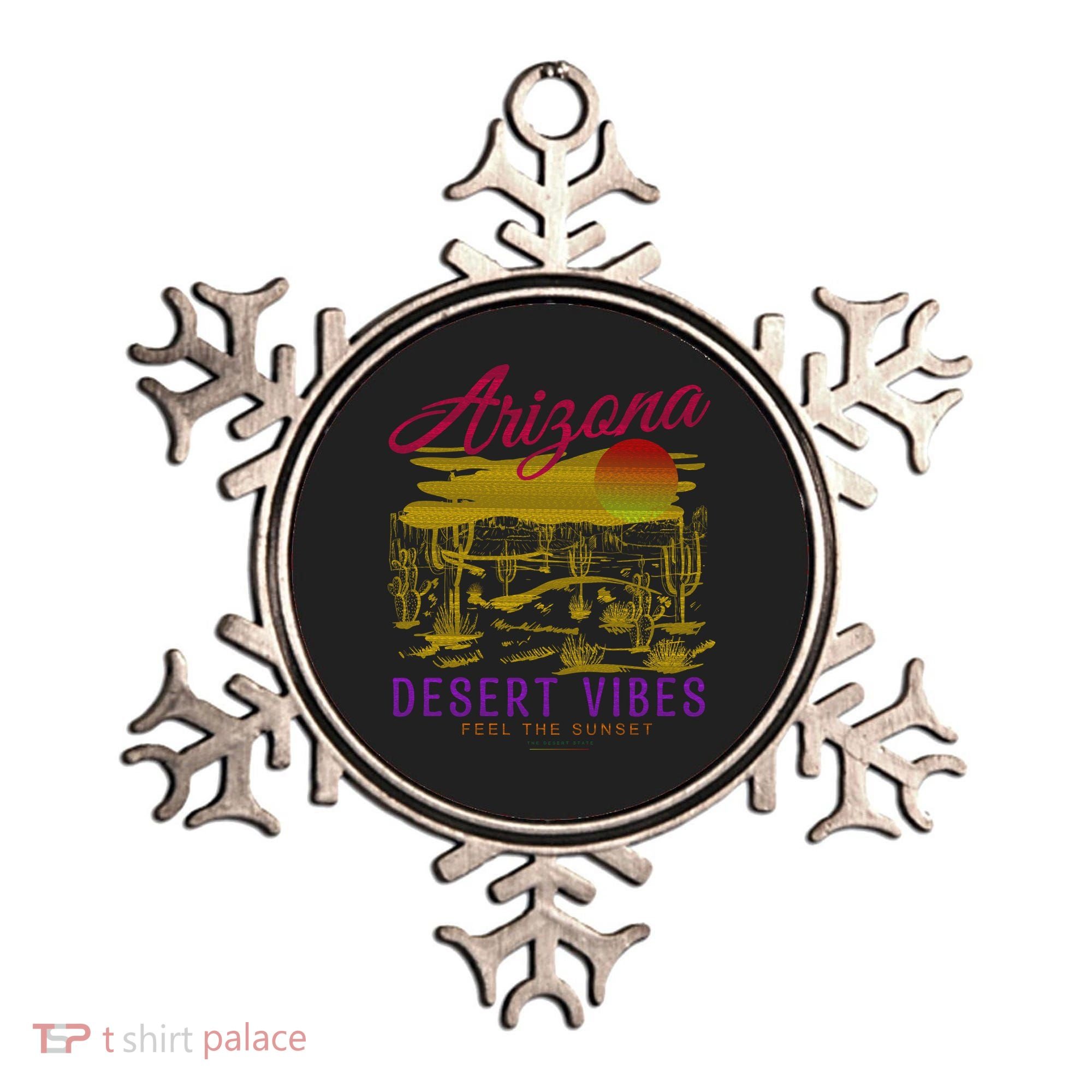 Arizona Retro Desert Vibes Ornament