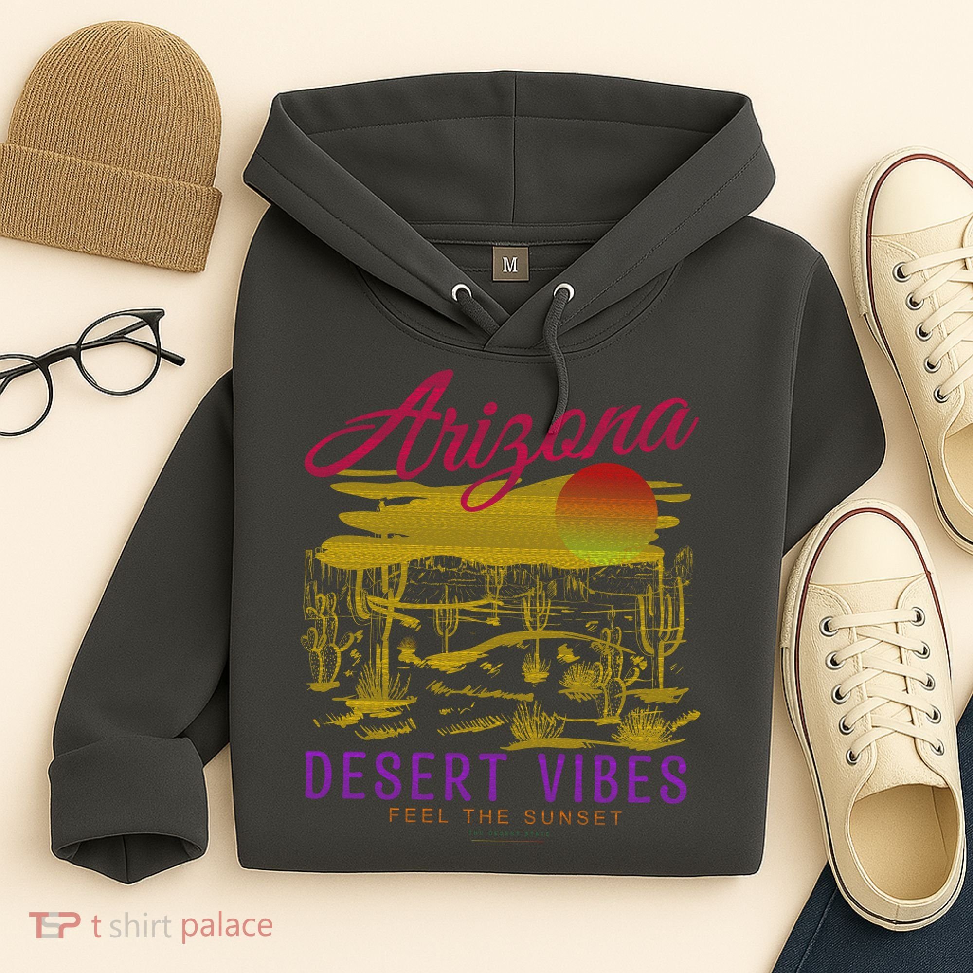 Arizona Retro Desert Vibes Hoodie
