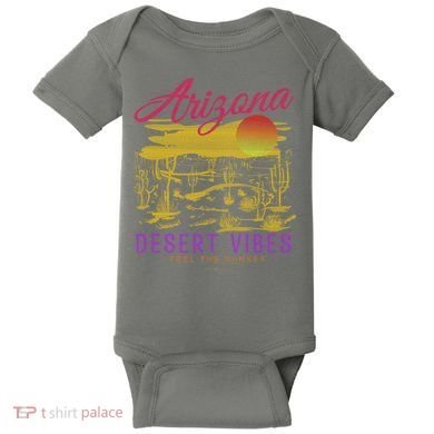 Arizona Retro Desert Vibes Baby Bodysuit