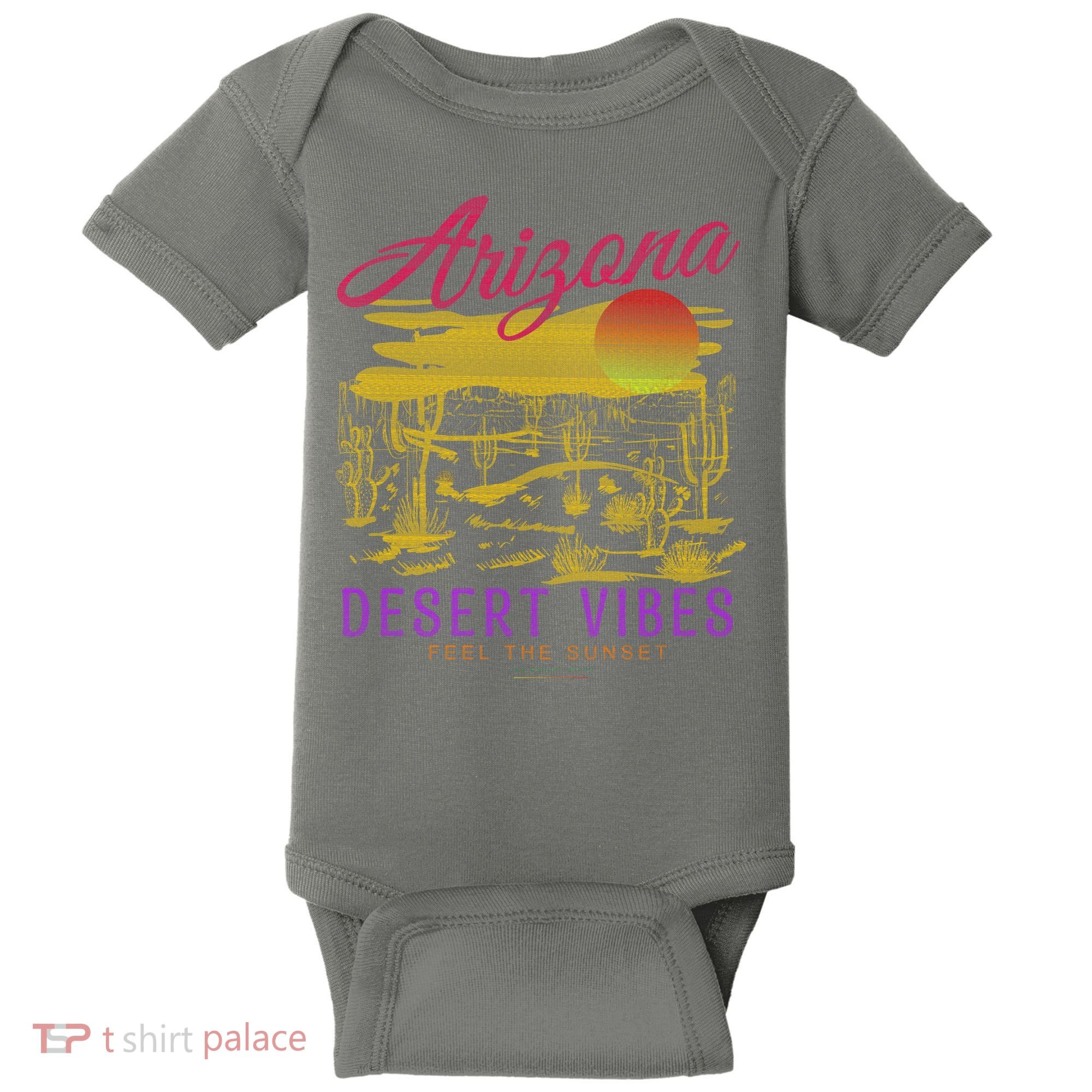 Arizona Retro Desert Vibes Baby Bodysuit