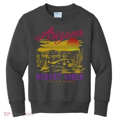 Arizona Retro Desert Vibes Kids Sweatshirt