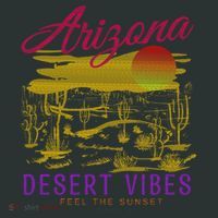 Arizona Retro Desert Vibes Kids T-Shirt thumb 4