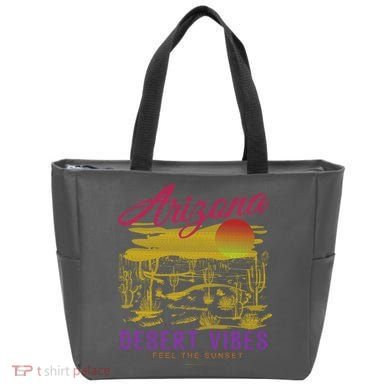 Arizona Retro Desert Vibes Tote Bag