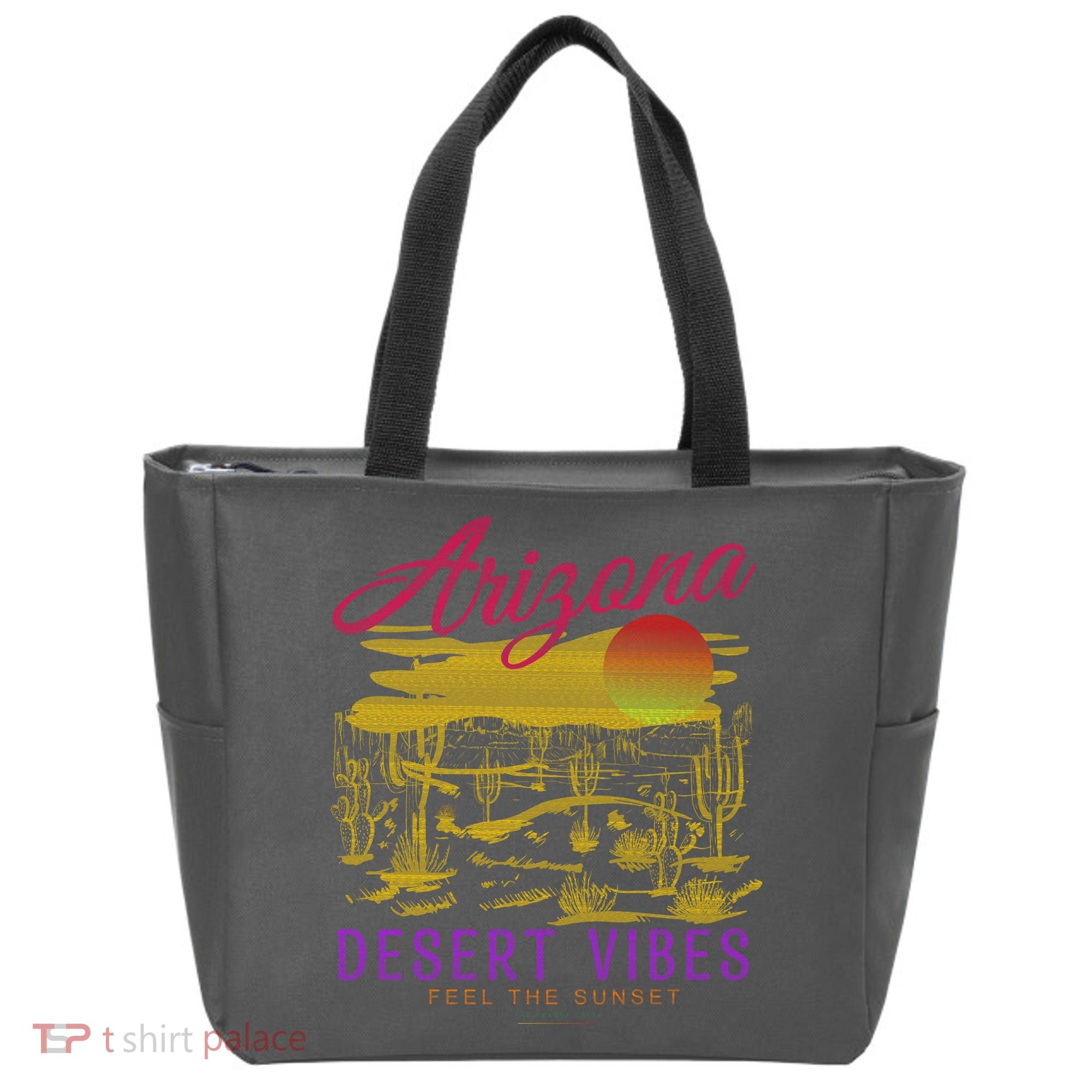 Arizona Retro Desert Vibes Tote Bag