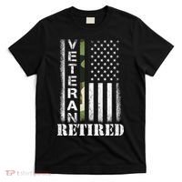 ARMY Retired Distressed American Flag T-Shirt thumb 0