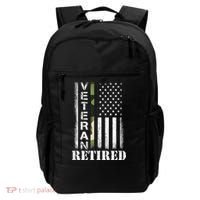 ARMY Retired Distressed American Flag Backpack thumb 0