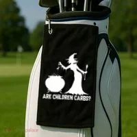 Are Children Carbs? Witch Golf Towel thumb 2
