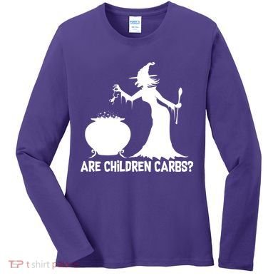 Are Children Carbs? Witch Women's Long Sleeve Shirt