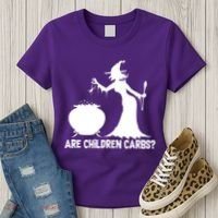 Are Children Carbs? Witch Women's T-Shirt thumb 3