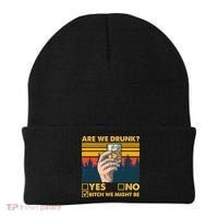 Are We Drunk? Yes No B*tch We Might Be Beanie thumb 0