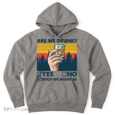 Are We Drunk? Yes No B*tch We Might Be Hoodie
