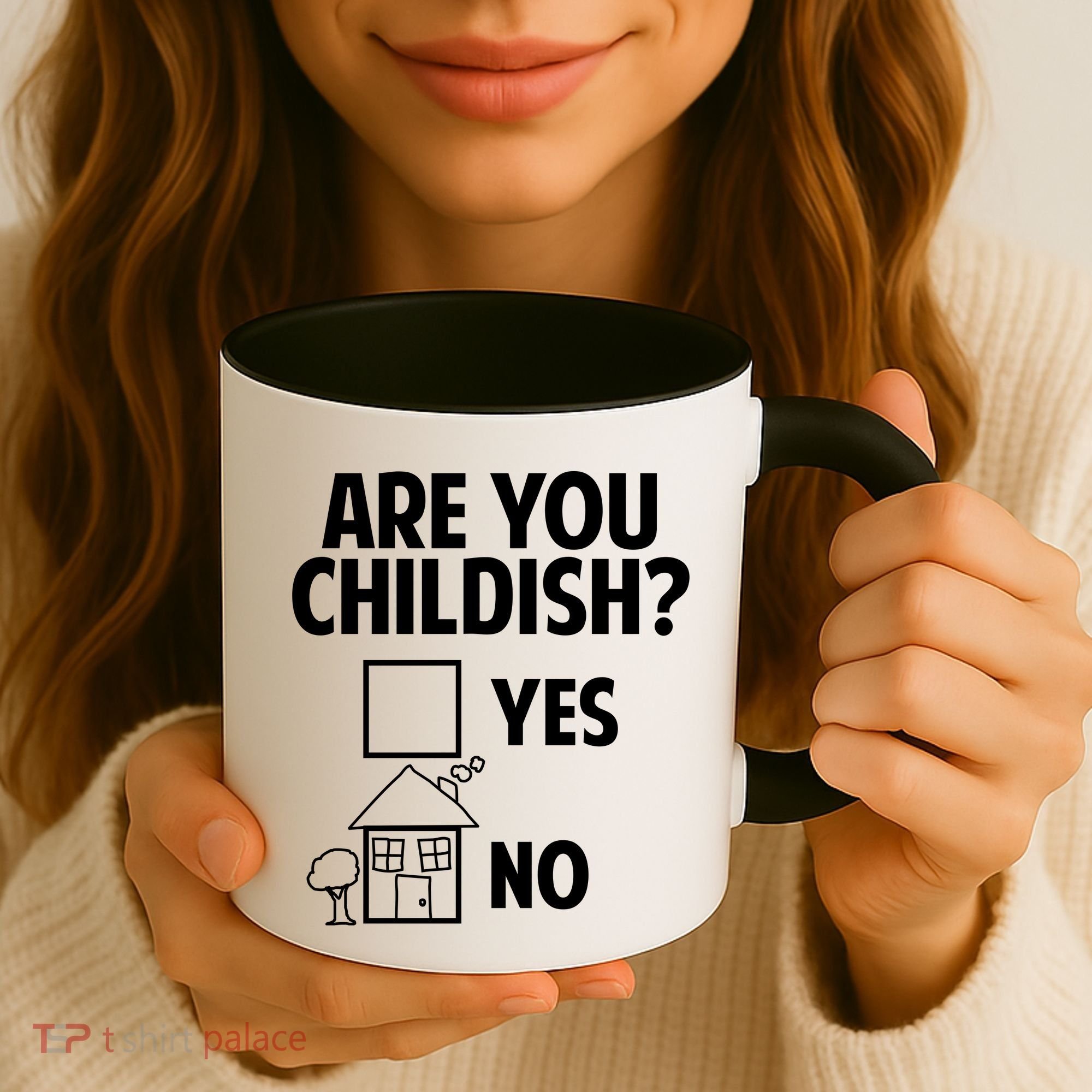 Are You Childish Yes Or No? Coffee Mug