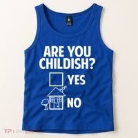 Are You Childish Yes Or No? Tank Top thumb 2