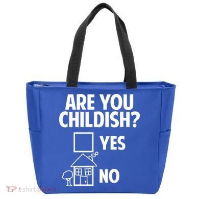 Are You Childish Yes Or No? Tote Bag