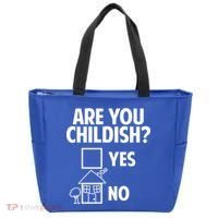 Are You Childish Yes Or No? Tote Bag thumb 0