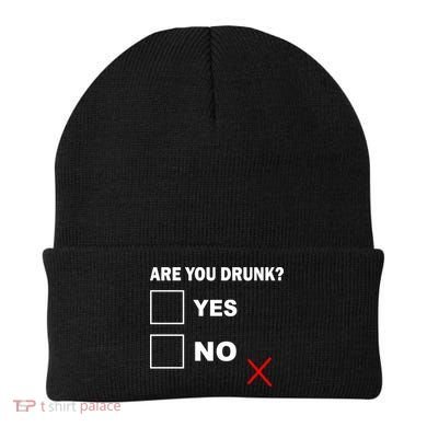 Are You Drunk? Yes or No Beanie