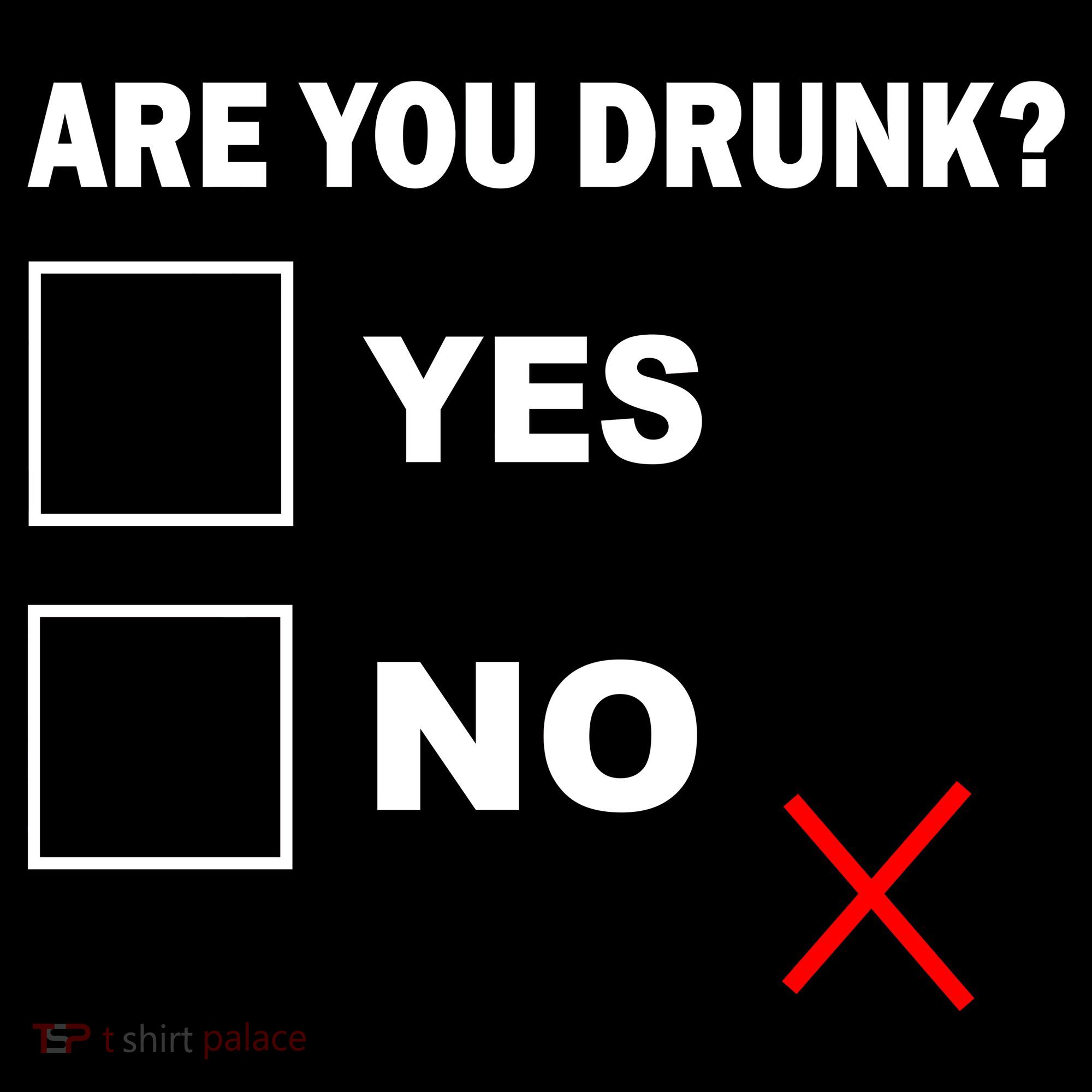 Are You Drunk? Yes or No Coaster