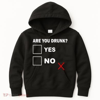 Are You Drunk? Yes or No Kids Hoodie