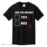 Are You Drunk? Yes or No Kids T-Shirt thumb 0