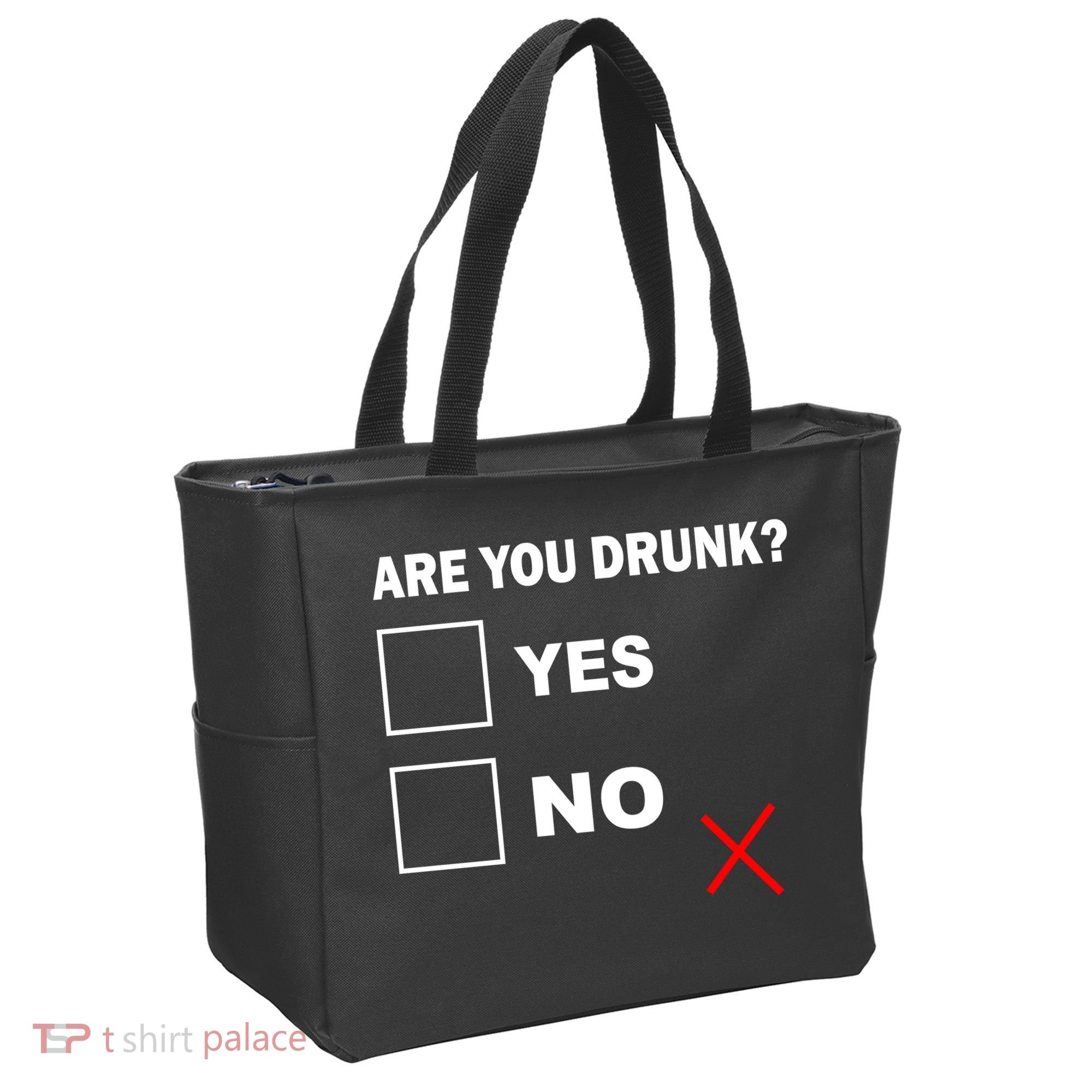 Are You Drunk? Yes or No Tote Bag