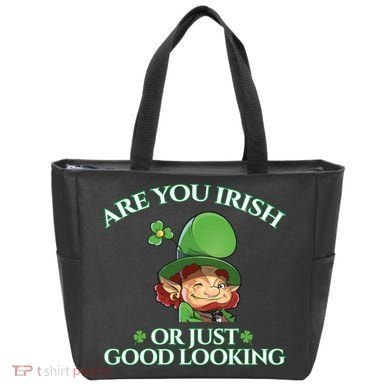 Are You Irish or Just Good Looking Leprechaun Tote Bag