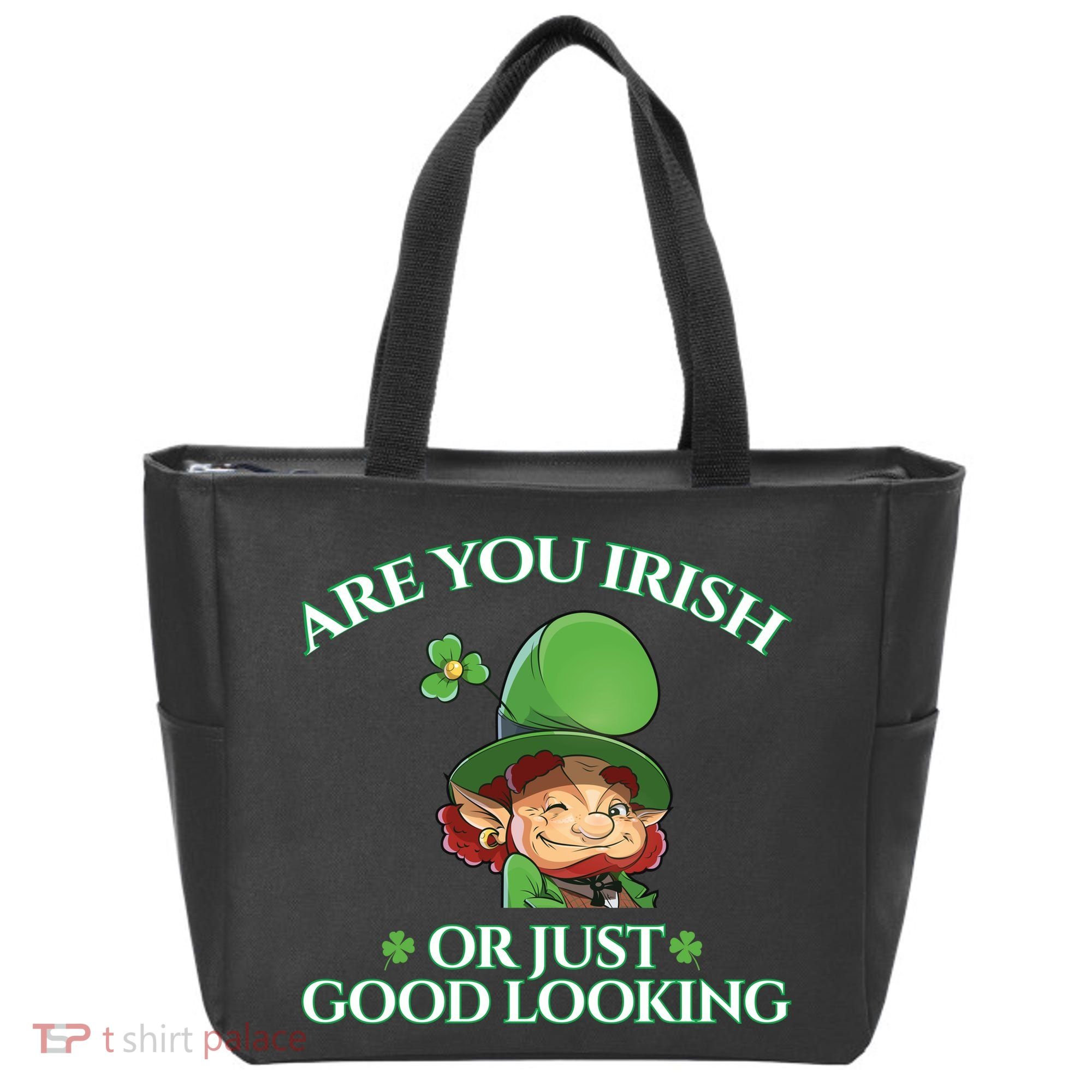 Are You Irish or Just Good Looking Leprechaun Tote Bag
