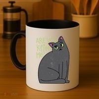 Are You Kitten Me Coffee Mug thumb 4