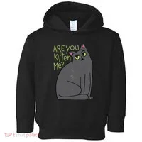 Are You Kitten Me Toddler Hoodie thumb 0