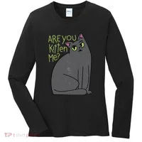 Are You Kitten Me Women's Long Sleeve Shirt thumb 0