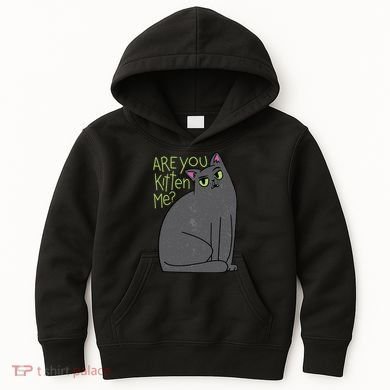 Are You Kitten Me Kids Hoodie