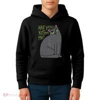 Are You Kitten Me Kids Hoodie thumb 4