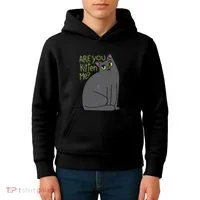 Are You Kitten Me Kids Hoodie thumb 4