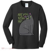 Are You Kitten Me Kids Long Sleeve Shirt thumb 0