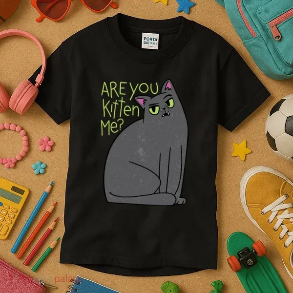 Are You Kitten Me Kids T-Shirt
