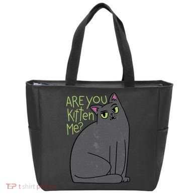 Are You Kitten Me Tote Bag