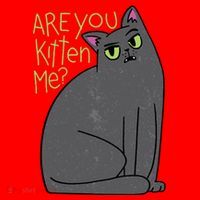 Are You Kitten Me Santa Hat thumb 1