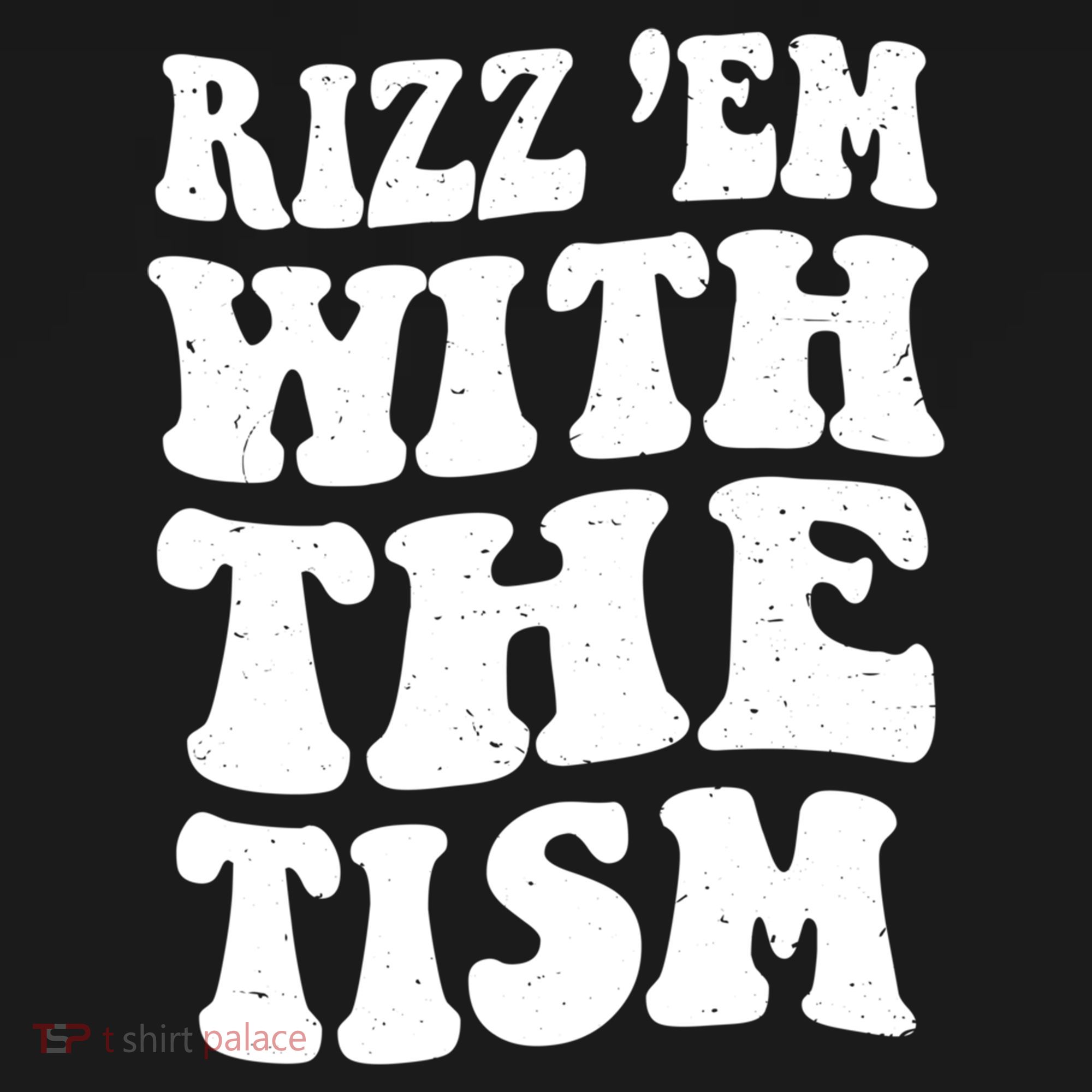 Autism Rizz Em With The Tism Funny Autistic Meme Groovy Cool Gift Women's Hoodie