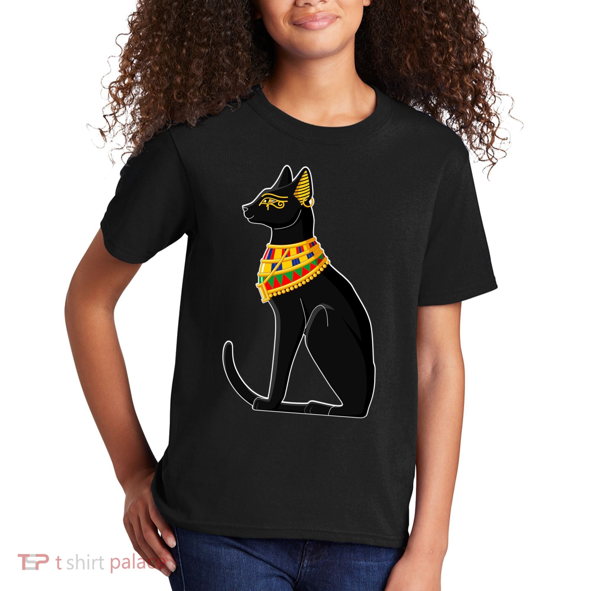 Aaron Rodgers Egyptian Cat Kids T-Shirt