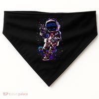 Astronaut Rave Edm Techno Festival Psytrance Dubstep USA-Made Doggie Bandana thumb 0